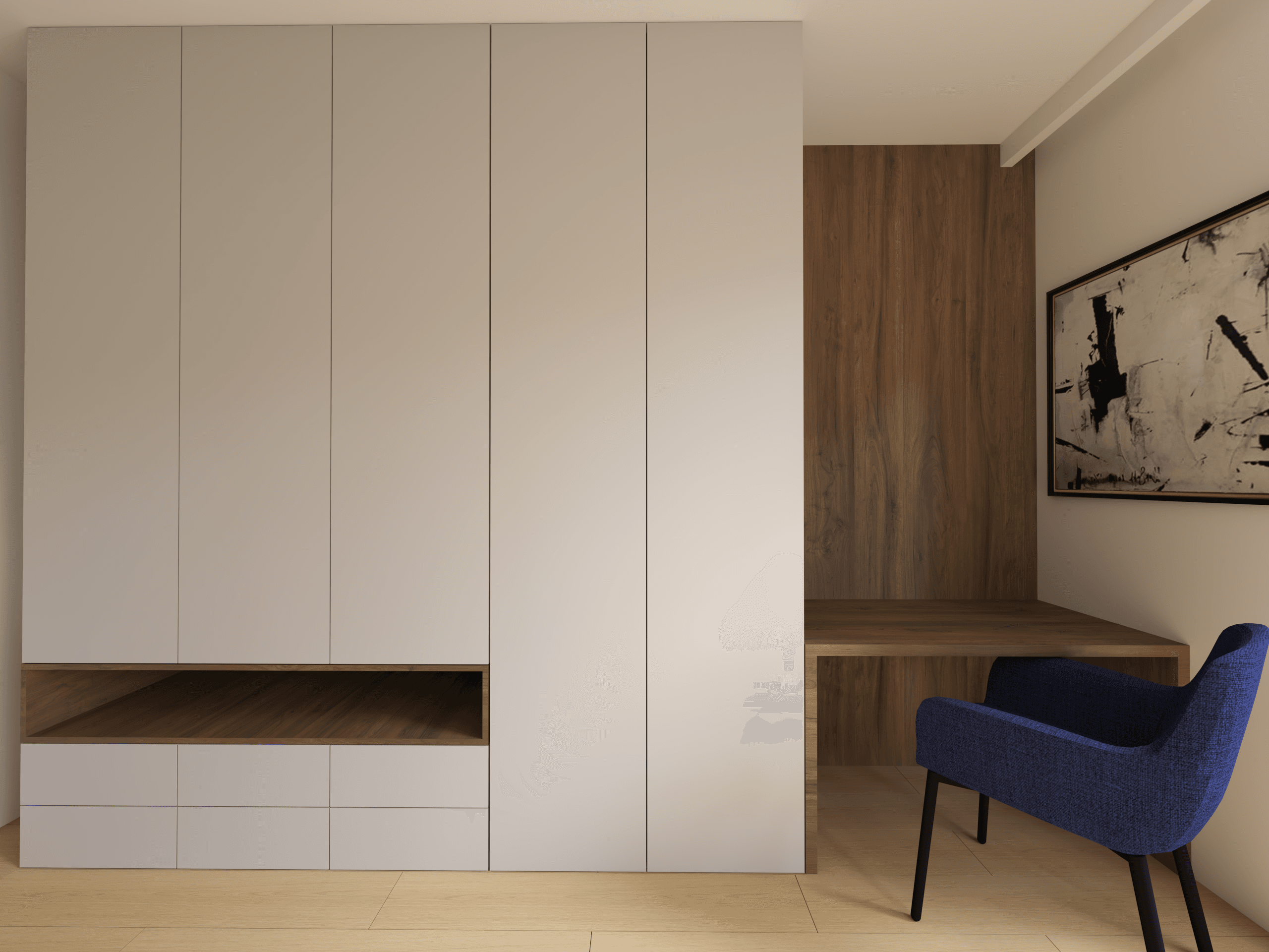 Built-in "Home Office"